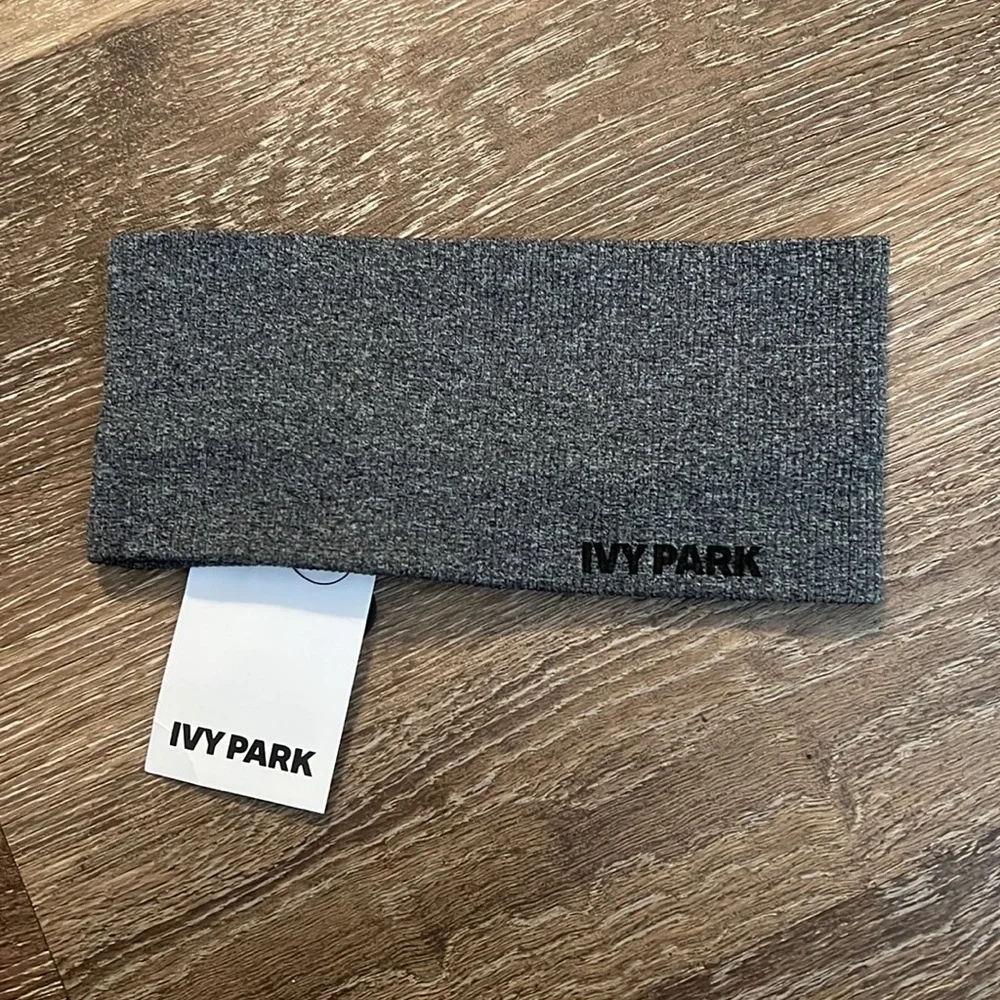 Ivy park headband gray one size new